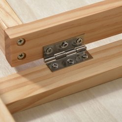 jansno Height Adjustable & Foldable Elevated Wooden Pet Ramp, Natural slide 2 of 5