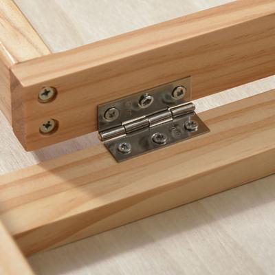 Show full view: jansno Height Adjustable & Foldable Elevated Wooden Pet Ramp, Natural slide 4 of 5