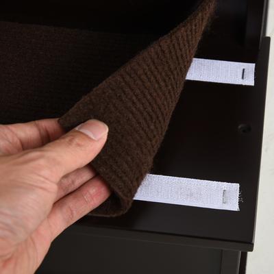 Show full view: jansno Cushioned Removable Covering Wooden Dog & Cat Stairs, Brown slide 2 of 7