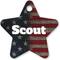Show in main carousel: Buckle-Down Vintage US Flag Personalized Aluminum Star Shaped Dog ID Tag, Large slide 2 of 5