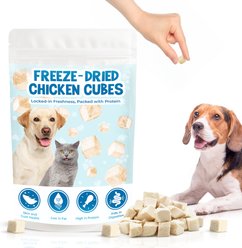 Vila Chicken Cubes Freeze-Dried Dog & Cat Treats, 3.2-oz jar slide 2 of 4