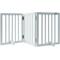 Show in main carousel: jansno 3 Panels Foldable Wide & Narrow Passageways, Expandable Wooden Dog Gate, White slide 1 of 8