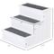 Show in main carousel: jansno Carpeted Non Slip Wooden Dog & Cat Stairs Ramp, White slide 4 of 5