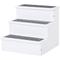 Show in main carousel: jansno Carpeted Non Slip Wooden Dog & Cat Stairs Ramp, White slide 5 of 5
