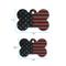 Show in main carousel: Buckle-Down Vintage US Flag Personalized Aluminum Bone Shaped Dog ID Tag, Large slide 5 of 6