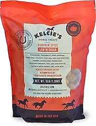Kelcie's Pumpkin Spice Low Sugar Horse Treats, 5-lb bag