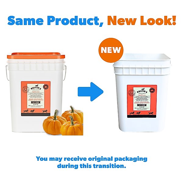 Show full view: Kelcie's Pumpkin Spice Low Sugar Horse Treats, 15-lb bucket slide 2 of 8