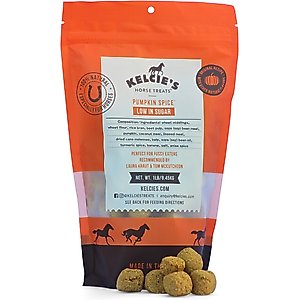 Kelcie's Pumpkin Spice Low Sugar Horse Treats, 1-lb bag