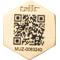 Show in main carousel: Tailr Slide-On QR Slide On Silent Digital Pet Profile Personalized Dog & Cat ID Tag, Gold, Small slide 8 of 9
