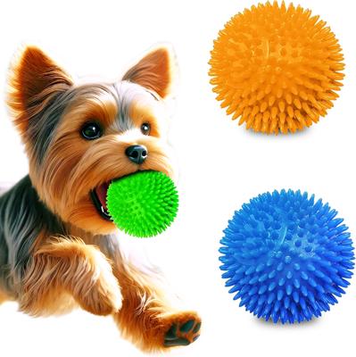 Show full view: Vila Squeaky Spike Chew Balls Dog Toys, Small, 3 count slide 2 of 7