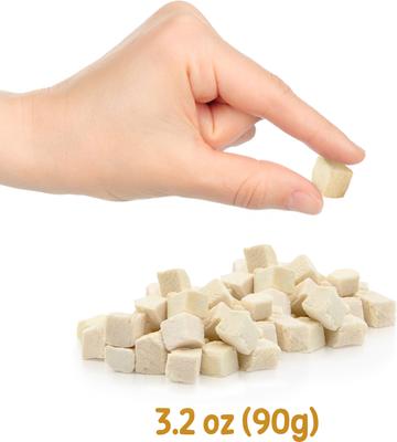 Show full view: Vila Freeze-Dried Chicken Cubes High-Protein Dog & Cat Treats, 3.2-oz bag slide 4 of 4