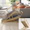 Show in main carousel: jansno Non-Slip Mat Adjustable Foldable Wooden Dog Bed Ramp, Natural slide 6 of 8