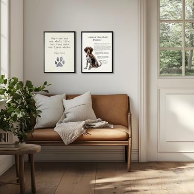 Show full view: Antique Curiosities Jack Russell Dog Watercolor Print slide 2 of 2