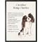 Show in main carousel: Antique Curiosities King Charles Dog Watercolor Print, Dark Brown slide 1 of 2