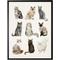 Show in main carousel: Antique Curiosities Multiple Cats Watercolor Print slide 1 of 2