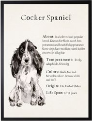 Antique Curiosities Cocker Spaniel Dog Watercolor Print