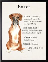 Antique Curiosities Boxer Dog Watercolor Print
