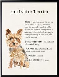 Antique Curiosities Yorkshire Terrier Dog Watercolor Print