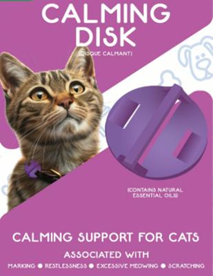 Show full view: Calm Paws Behavior Support Calming Disk Collar Attachment for Cats slide 6 of 9