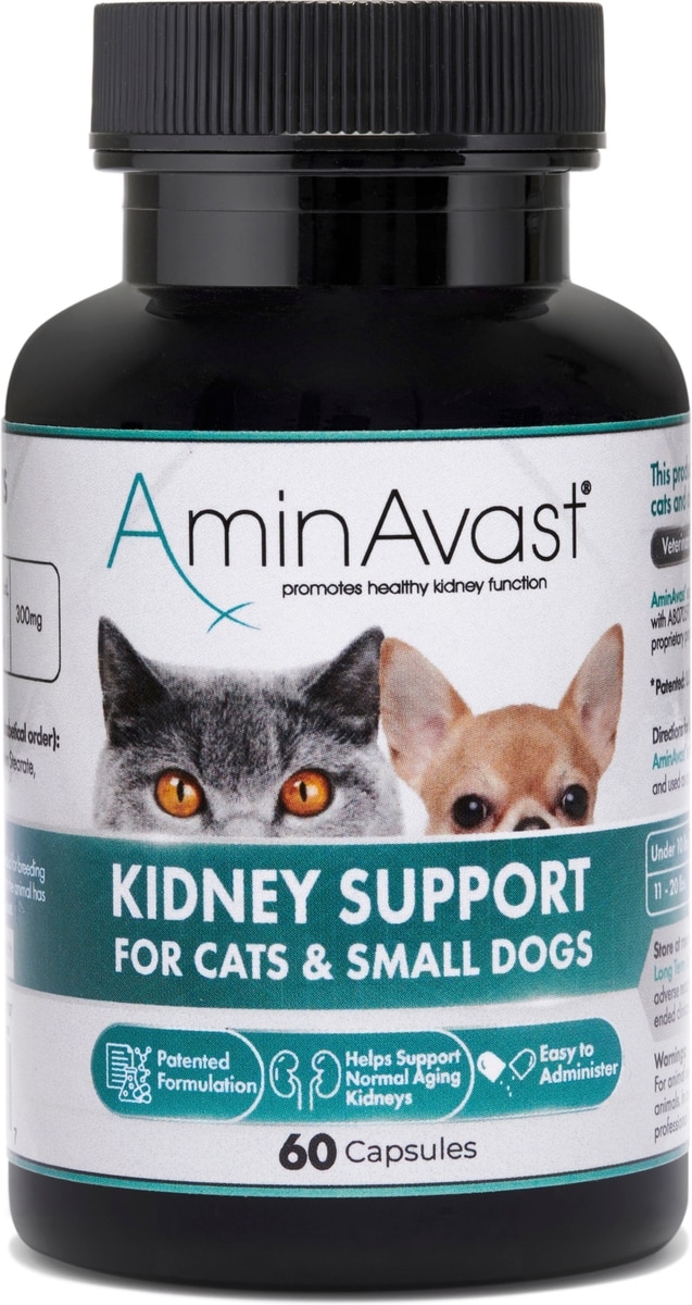 【ミクロ】AminAvast アミンアバスト 動物用サプリメント 60 AMINAVAST Kidney Support Cats & Small Dogs Supplement, 60