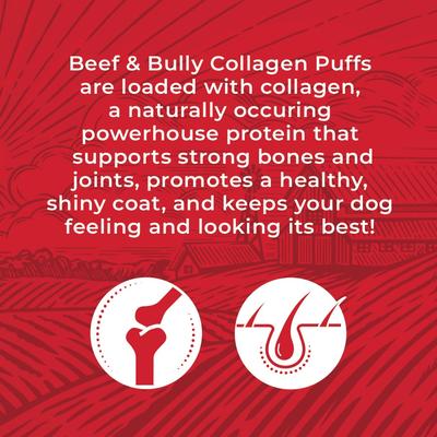 Show full view: Rewardables Collagen Beef & Bully Puff Dog Treats, 6-oz bag slide 5 of 6