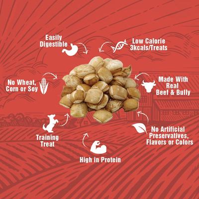 Show full view: Rewardables Collagen Beef & Bully Puff Dog Treats, 6-oz bag slide 3 of 6