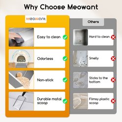 Meowant High Sided Oxford Fabric Cover & Extendable Scoop Stainless Steel Cat Litter Box, Yellow, 85-L slide 2 of 7