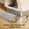 Show in main carousel: Meowant High Sided Oxford Fabric Cover & Extendable Scoop Stainless Steel Cat Litter Box, Yellow, 85-L slide 4 of 9