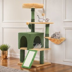 Wooflex 45-in Cactus Multi-Level Cat Tree & Condo