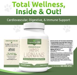K9 Select Lignans for Life 20-mg HMR Capsules Hormone Supplement for Dogs, 500-mL bottle slide 2 of 7