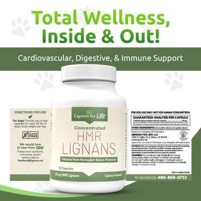 Show full view: K9 Select Lignans for Life 20-mg HMR Capsules Hormone Supplement for Dogs, 500-mL bottle slide 3 of 8