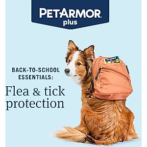 PetArmor Plus Flea & Tick Spot Treatment for Dogs, 5-22 lbs, 6 Doses (6-mos. supply)