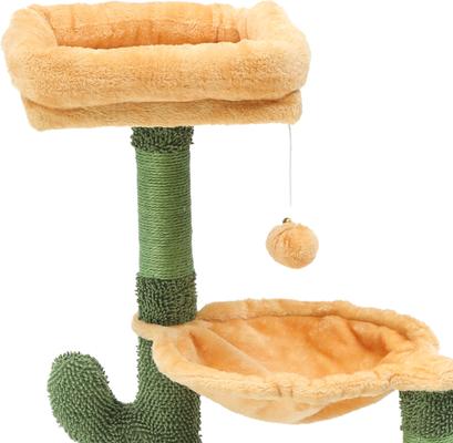 Show full view: Wooflex 37-in Cactus Multi-Level Cat Tree & Condo slide 7 of 7