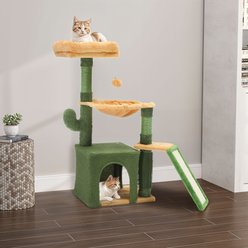 Wooflex 37-in Cactus Multi-Level Cat Tree & Condo