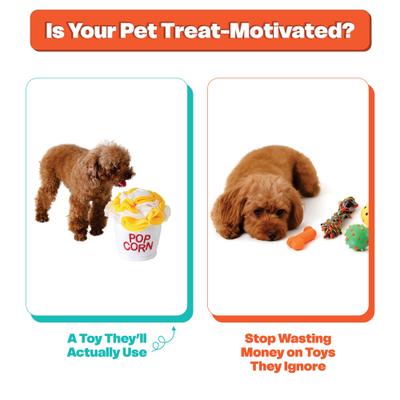 Show full view: LuftPets Popcorn Snuffle Soft & Washable Plush Dog Toy, Yellow slide 2 of 11