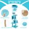 Show in main carousel: TSCOMON Multi-Level 58-in Plush Cat Tree & Condo, Blue slide 6 of 9