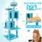 Show in main carousel: TSCOMON Multi-Level 58-in Plush Cat Tree & Condo, Blue slide 2 of 9