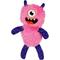 Show in main carousel: Kensie Eye Monster Faux Fur Jumbo Plush Dog Toy with Squeakers & Crinkle Sounds, Pink, 20-in slide 2 of 6