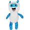 Show in main carousel: Kensie Yeti Faux Fur Jumbo Plush Dog Toy with Squeakers & Crinkle Sounds, White/Blue, 20-in slide 2 of 6