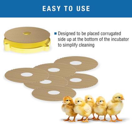 Show full view: Brinsea Mini II Advance Automatic Egg Incubator Hatching Mats, 6 count slide 3 of 9