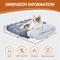 Show in main carousel: GOOPAWS 4 in 1 Self Warming Cat Sack Bed Cave, Grey slide 5 of 8