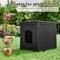 Show in main carousel: KAMABOKO Weatherproof PP Plastic Indoor & Outdoor Cat House, Black slide 4 of 7