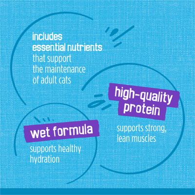 Show full view: Friskies Meaty Bits with Ocean Fish in Sauce Chunks in Gravy Canned Wet Multi Cat Food, 13.5-oz can, 12 count slide 8 of 12