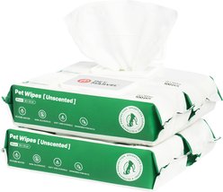 Pet Marvel Hypoallergenic Grooming Dog & Cat Wipes, Unscented, 400 count