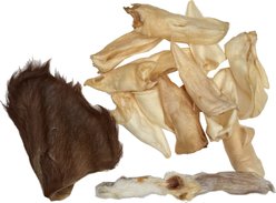 HDP Natural Lamb Ears Not Puffed Sample Set Dog Chews, 50 count