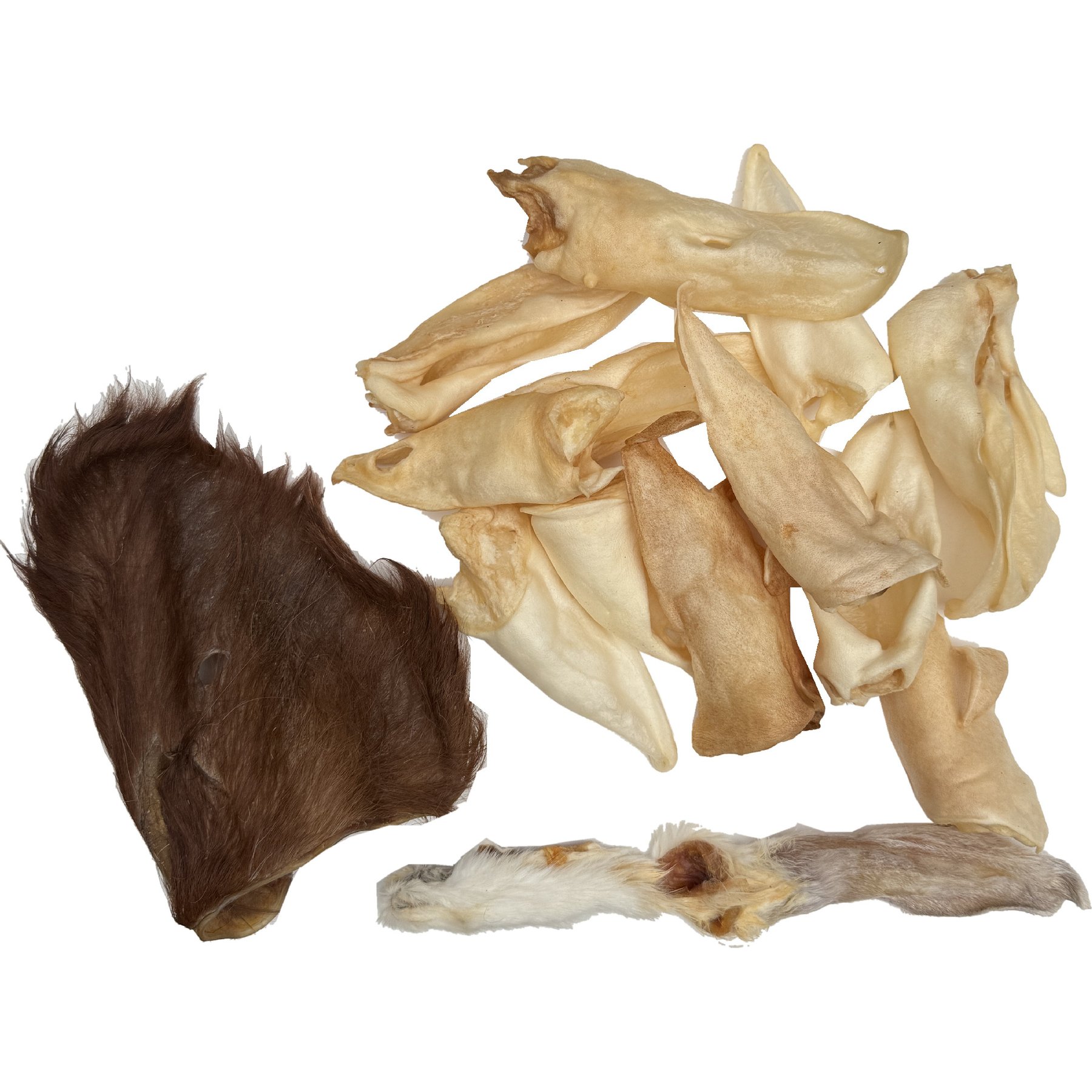 HDP Natural Lamb Ears Not Puffed Sample Set Dog Chews, 50 count