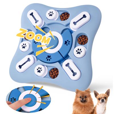 Show full view: PawsPik Interactive Treat Dispensing Puzzle Dog Toy, Light Blue slide 1 of 10