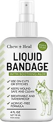 Chew + Heal Liquid Bandage for Dogs, 4-fl oz bottle