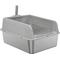 Show in main carousel: Wisfor High Sided Spill Proof Stainless Steel Cat Litter Box Pan with Spoon, Large: 13-in slide 8 of 9