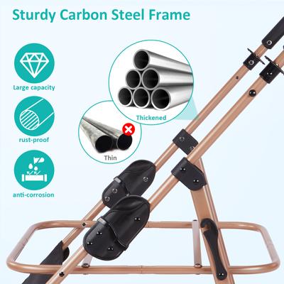 Show full view: Ownpets Foldable Dog Stroller with Detachable Carrier, Mint Green, Medium slide 5 of 9